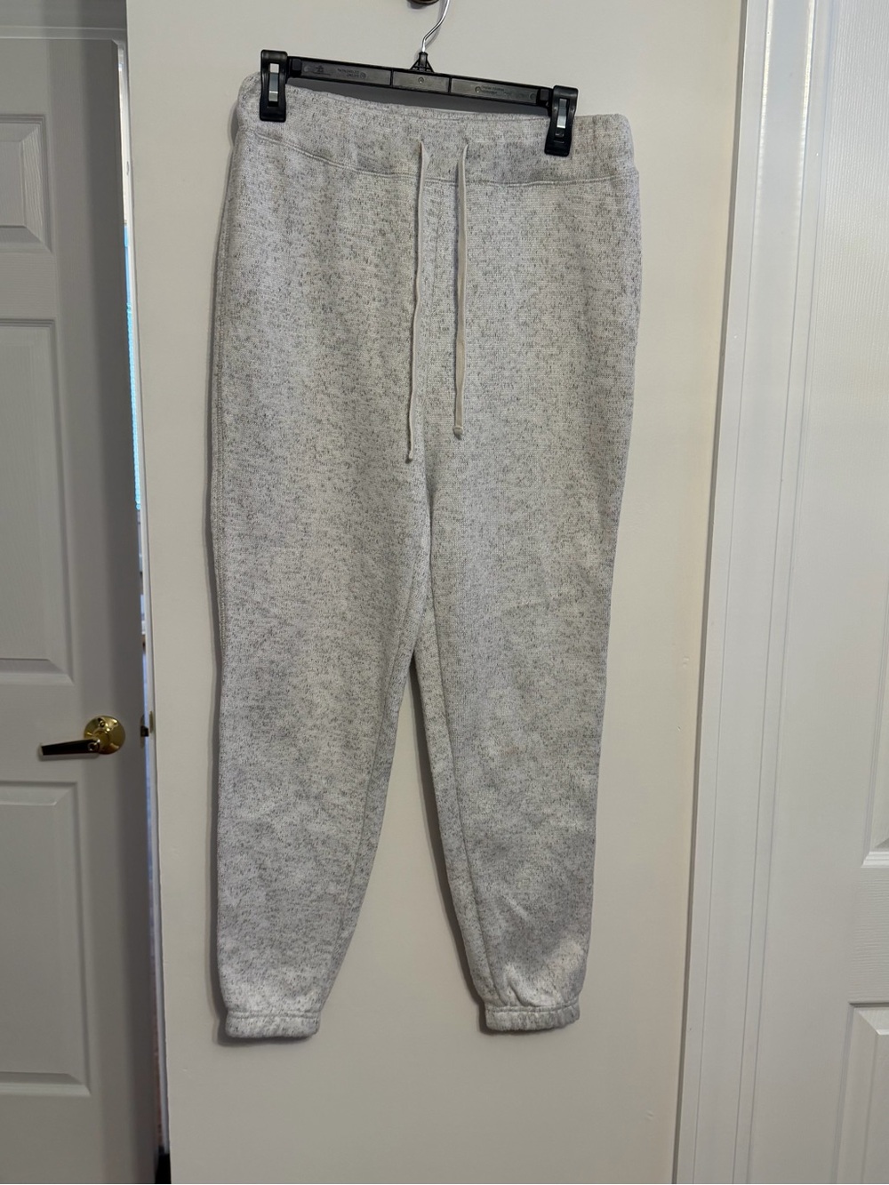 Thread & Supply Heather Light Gray Drawstring Joggers